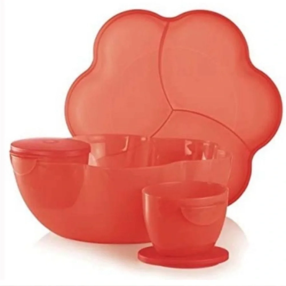 Vintage Tupperware Chip N’ Dip Set